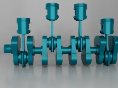 CRANK SHAFT 3D model purchase
