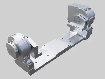 4-axis robotic arm structure 3D model