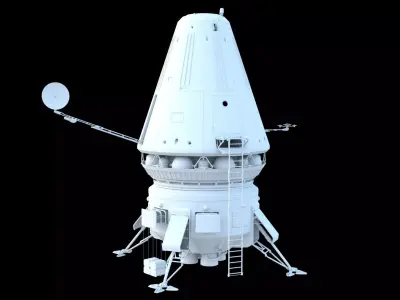 Landing module 3D model