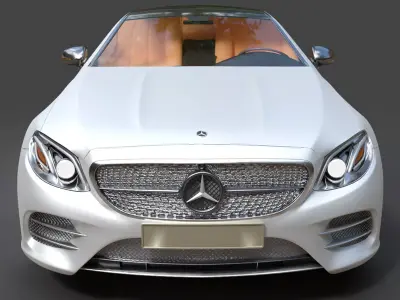 Mercedes-Benz E-Class Coupe C238 - High-Poly 3D Model 3D model