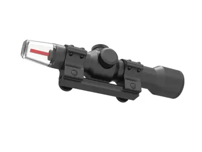 Scope for cosplay blaster 3D print model