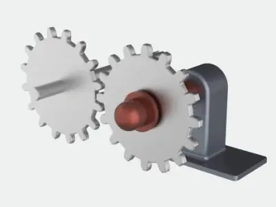 Gear Mechanism 3D model purchase