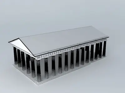 Doric Order Basic Free 3D model