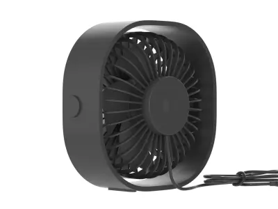 Small USB Desk Fan 3D model