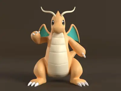 Dragonite - Pokemon 3D model