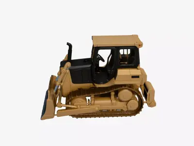 Bulldozer Construction Vehicle 3D Model Heavy Machinery 01 3D model