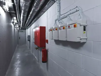   Archmodels vol 218 - Underground garage props 3D model