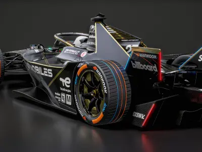  DS Racing Formula E Team 2025 Gen3 Evo Race Car 