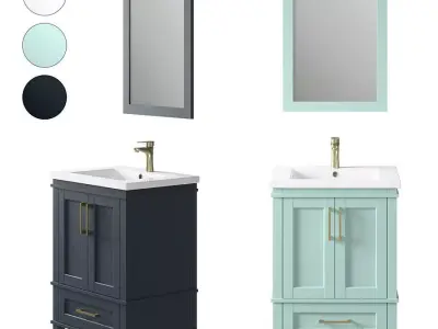 OVE Brighton 24 Vanity 3D model