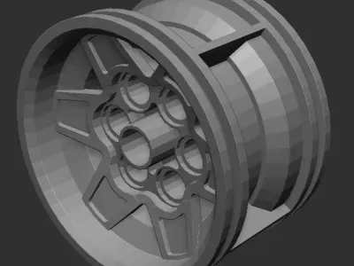 Tire Car 3D print model