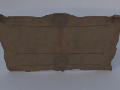 Faded Merchant Guild Charter 3D model