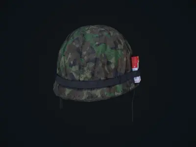 M1 Helmet Low-poly 3D model