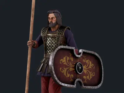 PERSIAN 2 Low-poly 3D model
