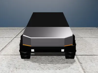 Tesla Cybertruck 3D model get