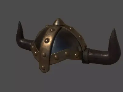 Viking Helmet Free 3D model