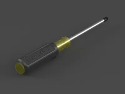 Screwdriver 3D model 11