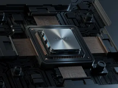 Circuit Board Animation Blender 3D model