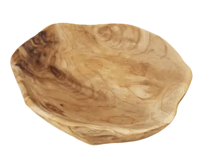  Live Edge Wooden Bowl Model 