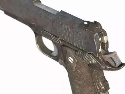 Modern weapons handguns 3D model purchase