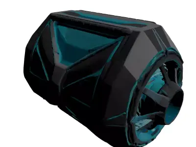 Futuristic SciFi Energy Core 3D model buy