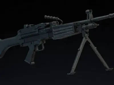 Daewoo K3 Low Poly  Low-poly 3D model