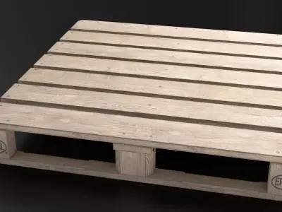 Pallet Low-poly 3D model get