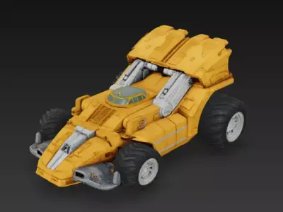 Star Racer Rescuezord Power Rangers Turbo 3D print model