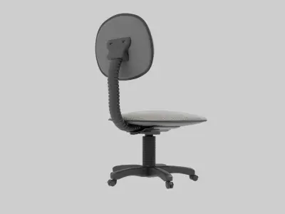 Old Computer Chair Free 3D model