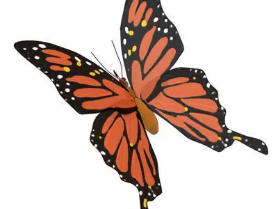 butterfly cartoon 3D model