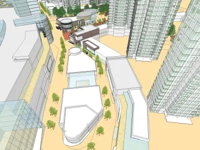 Sketchup Commercial Complex S2 Free 3D model
