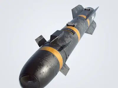 AGM-114 Hellfire 3D model purchase