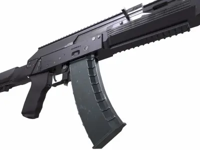 AK-12 Assault Rifle Low-poly 3D model purchase