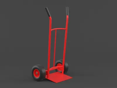 Hand Truck 3D model 4