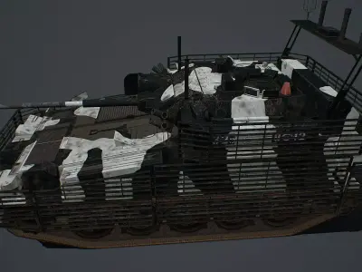 FV 107 Scimitar mk2  Low-poly 3D model