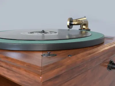 Victrola Gramophone Phonograph Graphophone 3D model