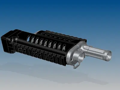 Upgrade parts 3D model