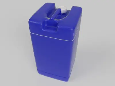 Plastic Gallon Low-poly 3D model