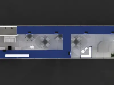 Exhibition Stand - ST0067 3D model
