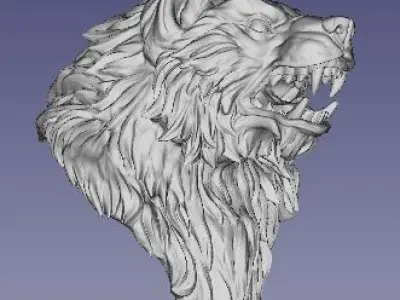 WOLF 3D DECOR Free 3D print model