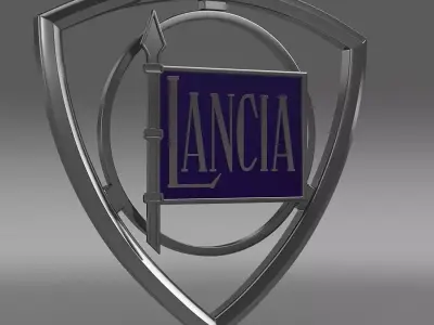 lancia logo 3D model from CGTrader