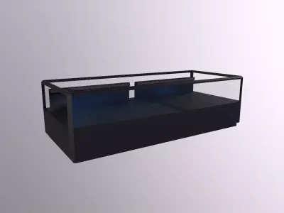 Floor fridge Low-poly 3D model