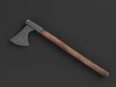 3D Medieval Axe Collection 