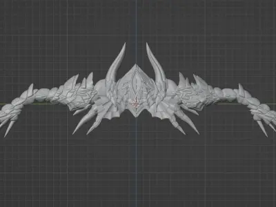 Draconic Bow from Lineage2 Game DB L2 3D Print Model 3D print model