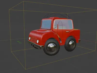 Stylized Car Sets 3D Model Pack