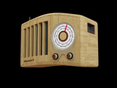 Nasreen Radio - Model X Low-poly 3D model