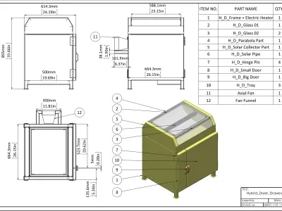 Hybrid Dryer Free 3D model
