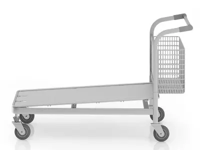 Large Shopping Cart 3D model