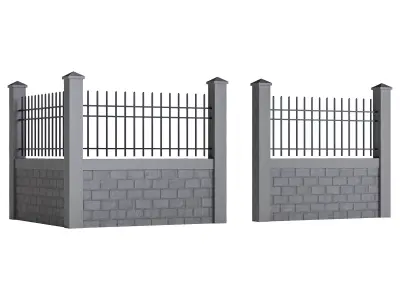 Fencing 48 3D model