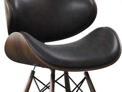  Chair OSSA czarne 3D model