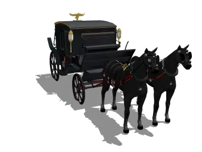 Classic Carriage  3D model